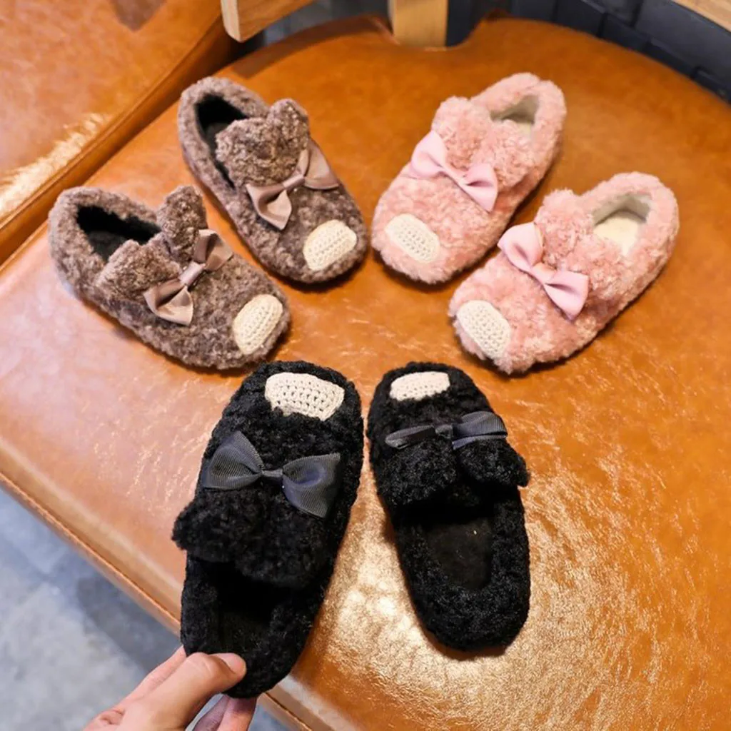 Детская зимняя мягкая обувь; Повседневная плюшевая обувь для малышей-мальчиков; Детские кроссовки; нескользящая домашняя обувь для детей;#5G4