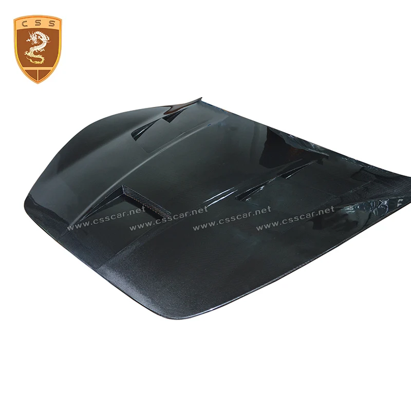 

CSSYL Real Carbon Fiber Bonnet Hood Cover For Maserti G-T GTS GTC Carbon Bonnet Body Kit Car Accessories Car Styling