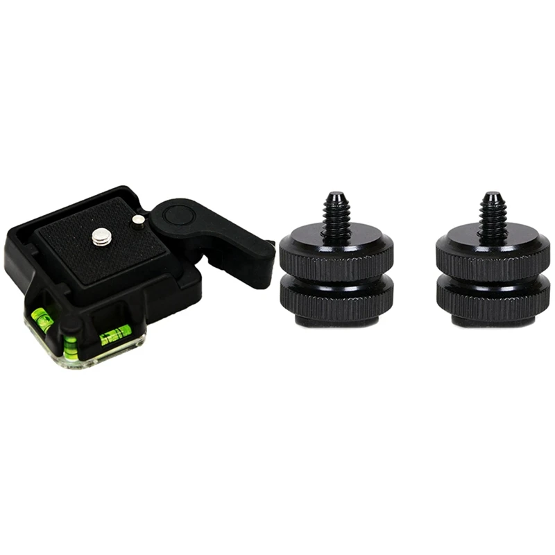 1x New Quick Release Plate for Giottos MH630 & Shoe Screw Mount Adapter &quot2 Pack" Hot IC Recorder Concatenable | Электроника