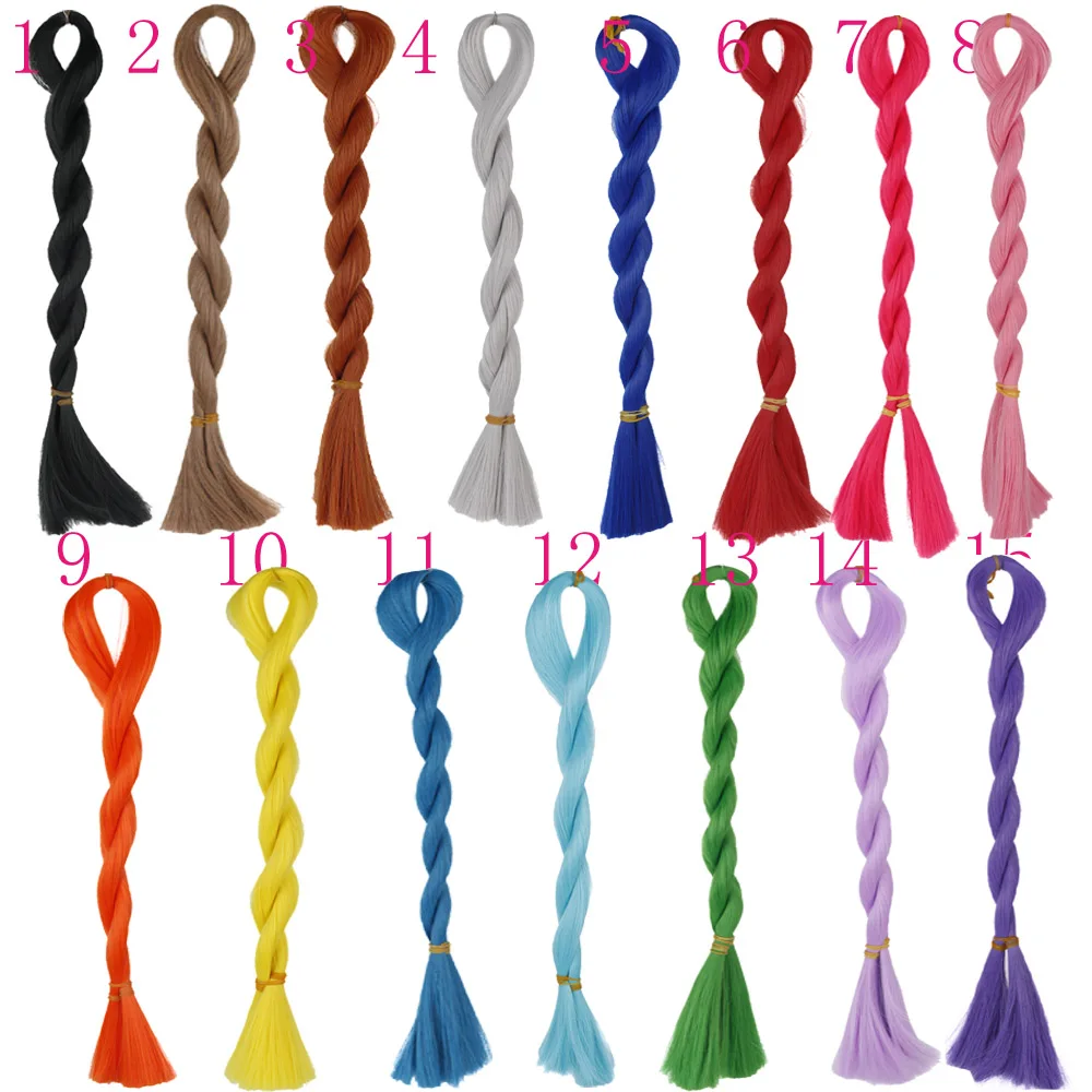 Long Toy Wigs 80cm Long Rooting Breed Doll Hair Tree for DIY Handmade Doll Accessory