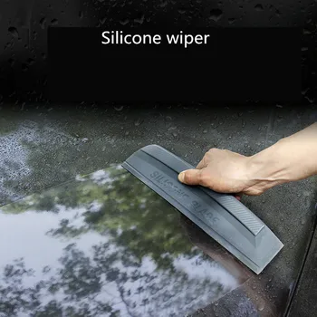 

1PC Car Washing Silicone Wiper Lave Glace Voiture Window Scraper Raspador Multifuncional Accessori Auto Water Ice Scraper Tools