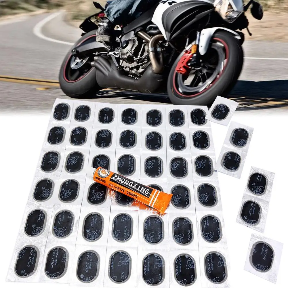 

Universal Round Shape Tyre Repair Patch Tire Repair Rubber Patch Tool For Car Motorcycle Bicycle Tires Patch Repair Tools Kits