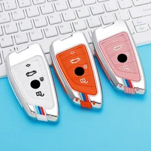 

Car Remote Key Case Cover Shell For BMW X1 X3 X5 X6 X7 1 3 5 6 7 Series G20 G30 G11 F15 F16 G01 G02 F48 Protector Holder Fob