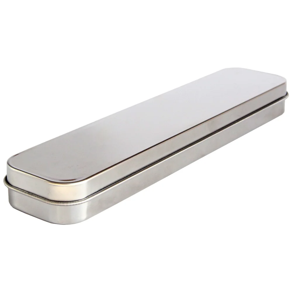 Stainless Steel Portable Flatware Box Travel Tableware Storage Case For