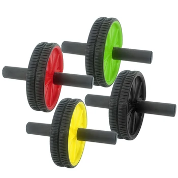 

1pc Dual Ab Abdominal Wheel Roller Foam Handle Exercise Abs Training Workout Durable Abdominal Trainer Accessories