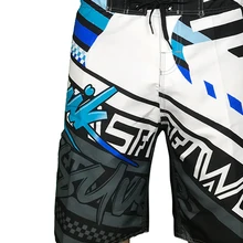 Beach Shorts Swimsuit Pocket-Bottoms Bathing Surf Quick-Dry Running Summer Men