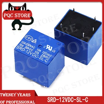 

5PCS/10PCS Relay SRD-12VDC-SL-C SRD-12VDC-SL SRD-12V SRD-12VDC relays 5PINS 12V DC High Quality