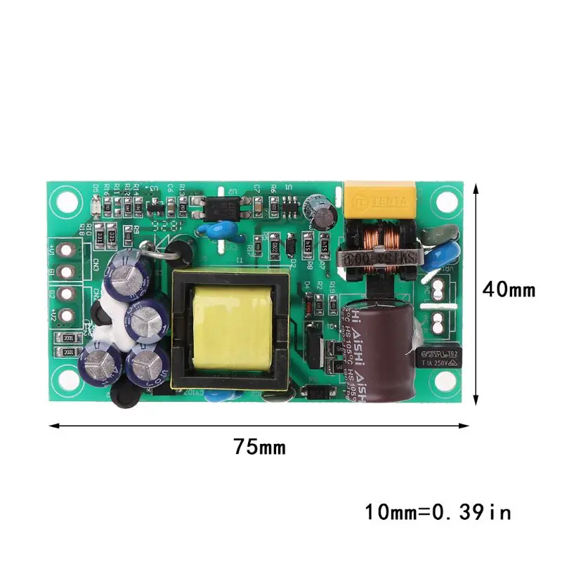 Вход AC85-265V двойной выход AC в DC модуль питания Изоляция выход 24 V/5 V AXYF
