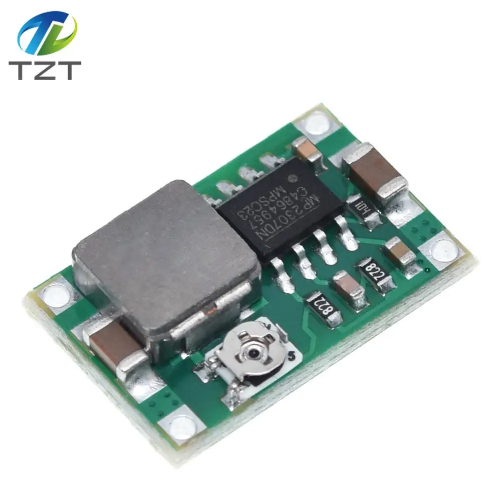 TZT Mini360 DC понижающий преобразователь модуль 4 75 V 23V до 1V 17V 17x11x3 8mm Φ +|buck converter|step down
