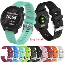 

20mm Silicone Watch Strap For Garmin Forerunner 245 645 Music Vivoactive Vivomove 3 Venu Smartwatch Watchband Wrist Bracelet