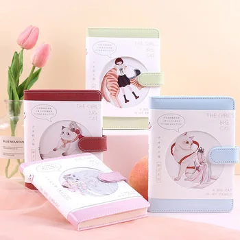 

PU Magnetic Buckle Writing Book for School Students Hand Account Diary Journal Sketchbook Notebook Weekly Planner 2020