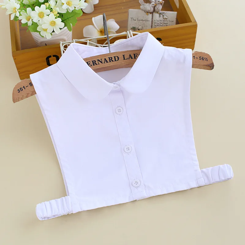 

Removable Fake Collar Blouse Tops for Children Lapel Detachable Shirt Collar Girls Baby False Collars Blouse Top Accessory