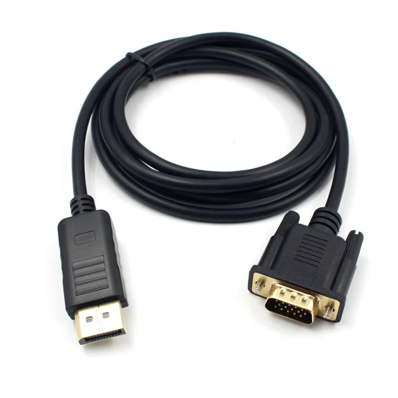 Переходник 1 8 м с порта дисплея на Vga переходник Dp папа портом 1080P для ноутбука