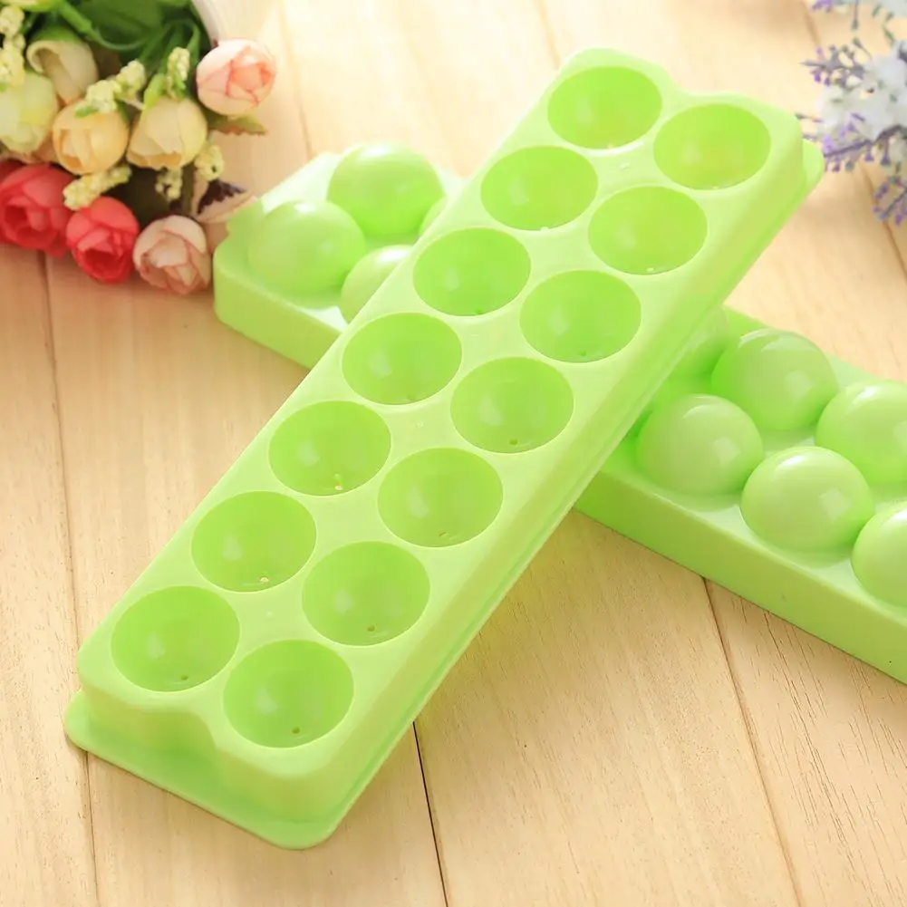 Plastic Ice Cube Maker Color Random Mold Bar Mould Kitchen& Dining Ice Ball Mold Round Party Whiskey Ice Cube Maker Tray Brick