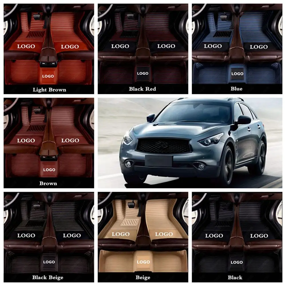 Автомобильные коврики для INFINITI QX80 эсквайр QX56 QX70 M35 G37 G25 JX JX35 FX35 Q60 Q70L Q50 Q50L QX60 QX30 QX50 автомобильный коврик для автомобиля