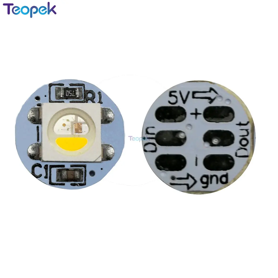 SK6812 RGBW 5050 индивидуально адресуемый цифровой светодиодный пиксельный чип(RGB+ белый/теплый/натуральный) 5 в мини печатная плата(10 мм* 3 мм) радиатор