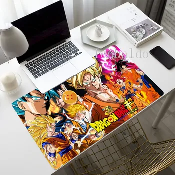 

Dragon Ball Z Anime Large Size Gaming Mouse Pad PC Computer Gamer Mousepad Desk Mat Locking Edge for CS GO LOL Dota