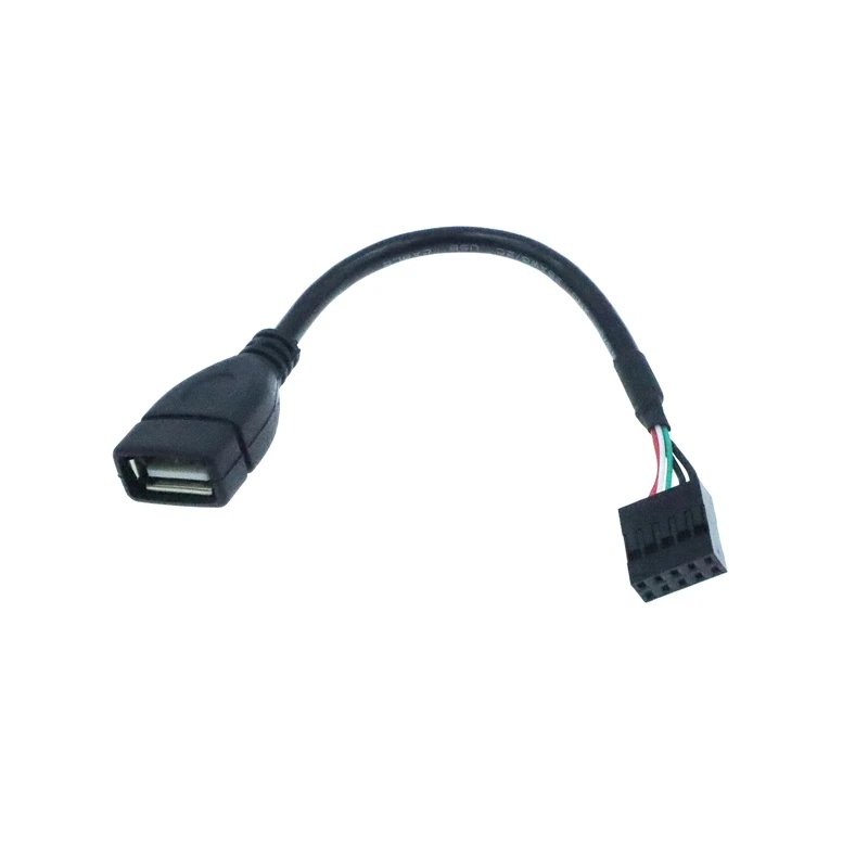 Internal USB 2.0 to 9-pin Female DuPont Adapter Cable for Computer Desktop Description Image.This Product Can Be Found With The Tag Names Computer Cables Connecting, Computer Peripherals, Motherboard internal, PC Hardware Cables Adapters