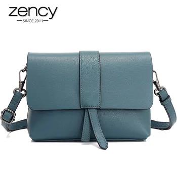 

Zency 2020 New Fashion 100% Geniune Leather Lady Shoulder Bag Elegant Female Handbag High Quality Crossbody MessengerBag