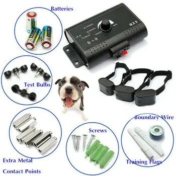 

New trendy Safe Waterproof Underground Electric Dog Fence Fencing Shock Collar Boundary Control System CA Pet Fences