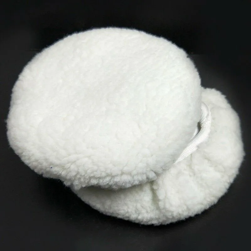 

5pcs Polishing Bonnet Buffer Pads Set Soft Wool For 5-6" Car Polisher Waxing Soft Materials Are Easy To Clean