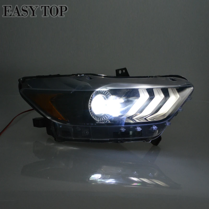 フォードマスタング2015-2017のヘッドライト,改造されたLED - AliExpress