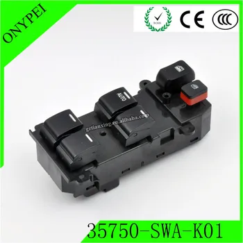 

35750-SWA-K01 Power Window Master Control Switch For Honda CR-V CRV 2007-2011 35750SWAK01