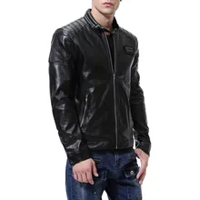 Осень, импортные товары, стиль, западный стиль, модное Спортивное локомотивное кожаное пальто, приталенная кожаная куртка D018