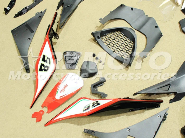 Литьевая Форма ABS Обтекатели комплект подходит для Aprilia RSV4 1000 2009- 09 10 11 12 13 14 на заказ оранжевый черный
