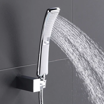 

Waterfall 2 Function Hand Held Shower Head High Pressure Rain Shower Sprayer Set Water Saving New Design