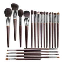 

Makeup Brushes Set Professional Tools Goat Hair Powder Blusher Eyeshadow Blending Foundation Cosmetic for Make Up