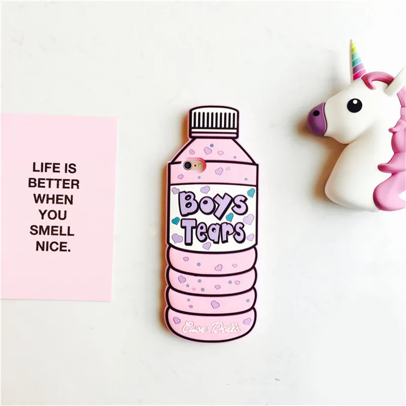 Для Apple iPhone 7plus Чехол I Phone 7plus 8plus 6plus 6s Plus 6s 5s Capa Iphonex Iphone7 Iphong8 Чехол 7plus 8 Coque Cute Girl - Цвет: розовато-Серый
