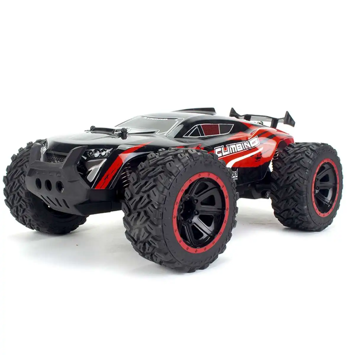 1:14 70 км/ч 2WD RC пульт дистанционного управления внедорожные гоночные автомобили 2,4 ГГц сканеры Электрический монстр грузовик RC автомобиль - Цвет: Красный