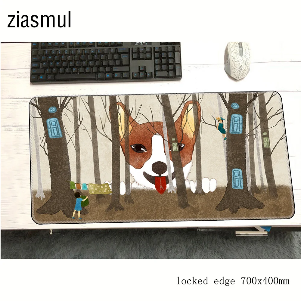 Забавный Коврик для компьютерной мыши 700x400x2 мм коврики Kawaii компьютерная мышь коврик игровые аксессуары милые игровые коврики и чехлы геймер