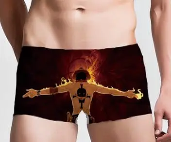 one piece shorts Korsky Naruto Akatsuki Uchiha Itach MEN BOY Man panties MEN underwear boxers panies Underpants gym shorts - Цвет: STYLE4