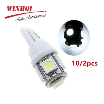 

Car Side Wedge Light Signal Lamp Bulbs T10 LED W5W Canbus 5050 5SMD Error Free Super Bright 12V Universal Auto Clearance Lights