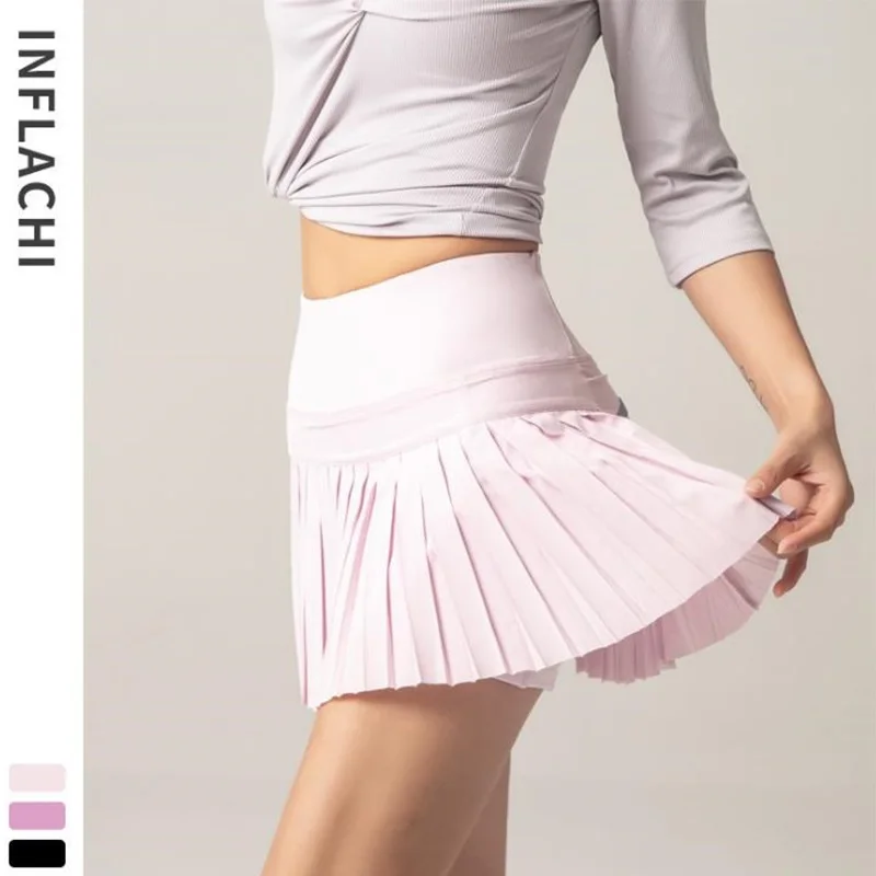 Cloud Hide Women Sports Tennis Skirts Golf Skirt Fitness Shorts High Waist Athletic Running Short Quick Dry Sport Skort Pocket sports skirt sports shorts