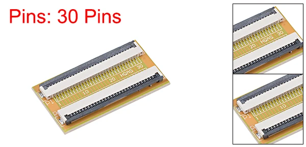 30 Pin Uxcell Расширение Разъем Aapter для Кабель FFC FPC расширение молния HDD 30 Pin - Цвет: 30 Pin