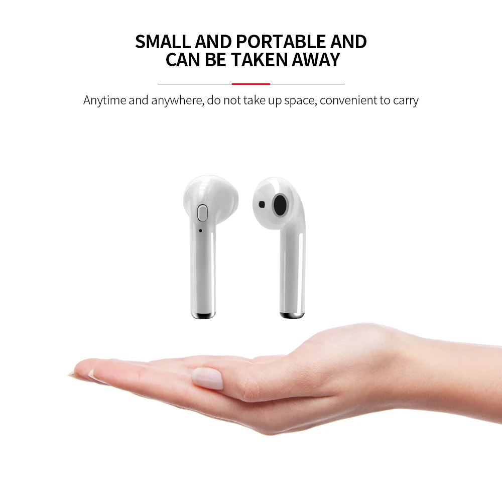 

Bluetooth I7s TWS Earphone Stereo Earbud Bluetooth Headset with Charging Pod Wireless Headsets for All Smart Phone