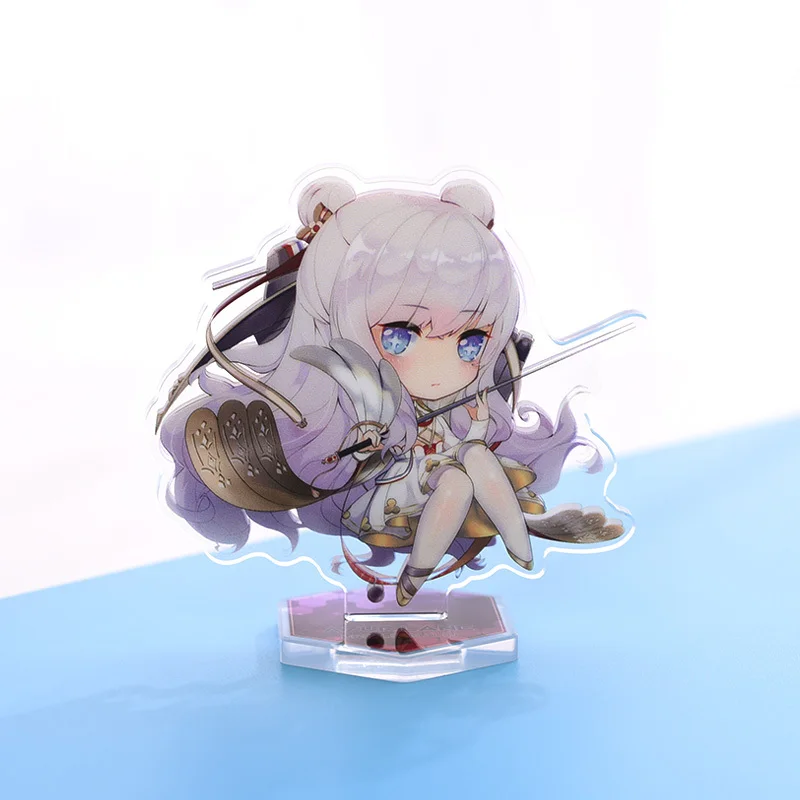 02 Аниме HMS Laffey Единорог Ayanami Yudachi Nagato Kaga Косплей настольная фигурка на акриловой подставке модель тарелка Декор Рождественский подарок - Цвет: 02