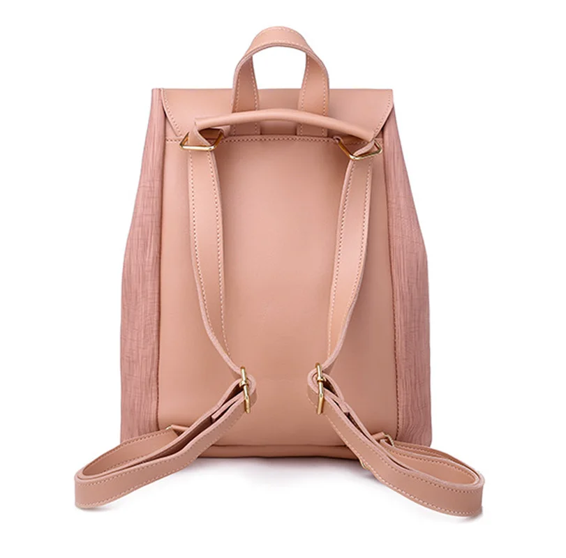 Коричневый черный женский рюкзак мягкая кожаная школьная сумка для девочек