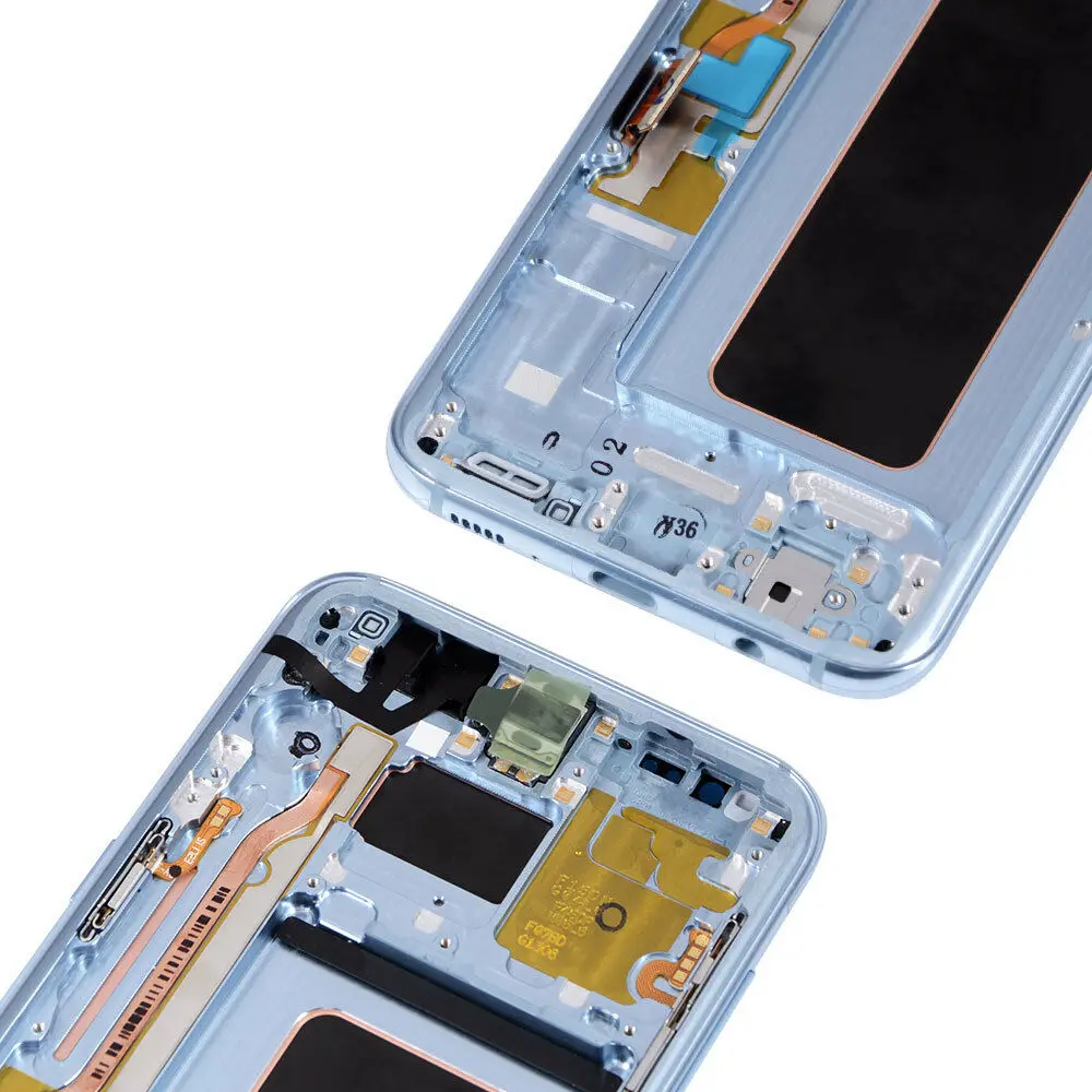 Original AMOLED with frame for Samsung Galaxy S8+ PLUS G955A G955U G955F G955V LCD display touch screen assembly with dots