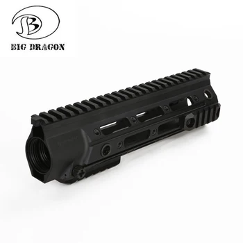 

BIG DRAGON RD Style 9.5inch Hk416 Rail Keymod Handguard Mount for Tactical Airsoft AEG Hunting Toy Gun M4A1 M4 M16 Accessory