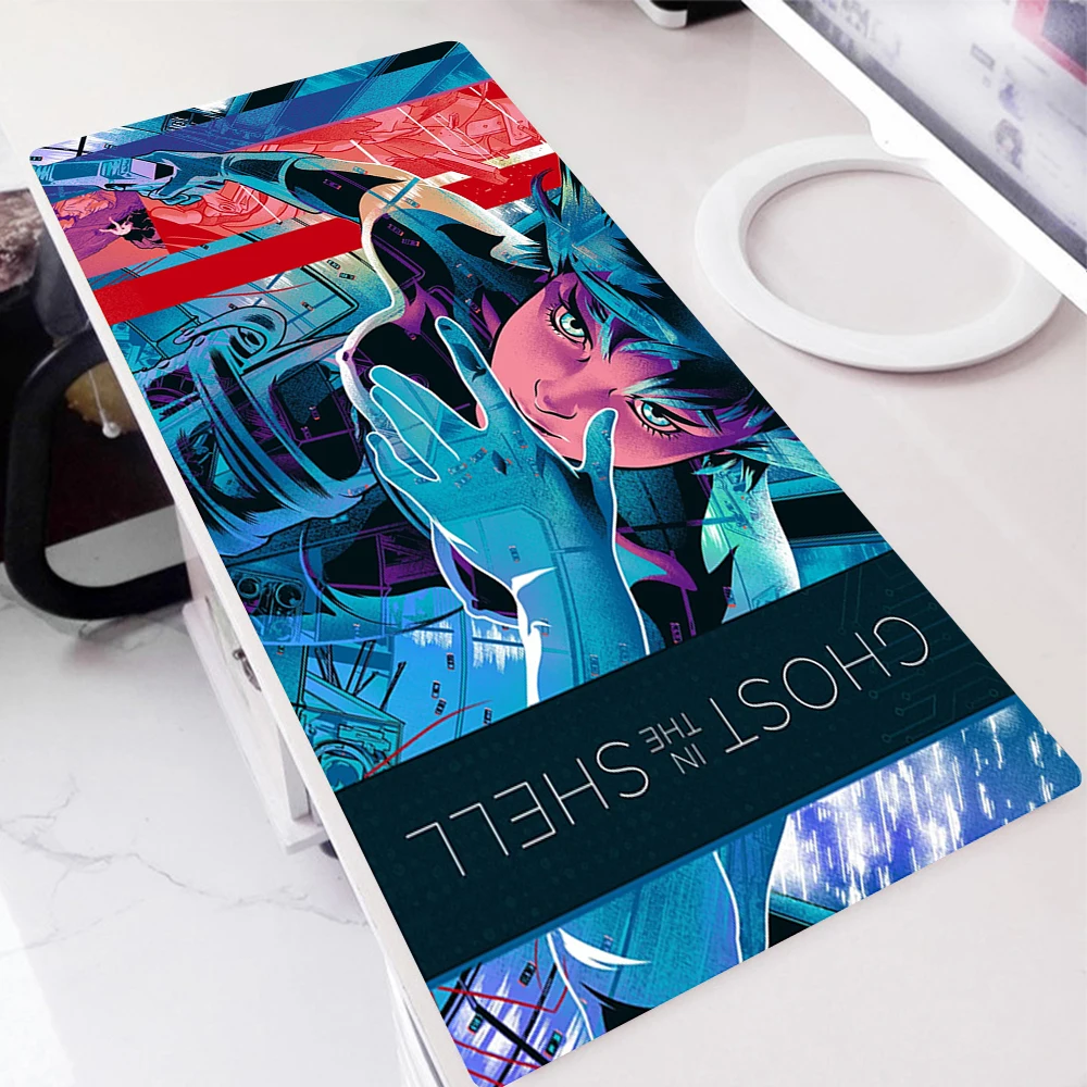 

Ghost In The Shell Beautiful Anime Gamer Play Mat Mousepad Size For Large Edge Locking Speed Version Mouse pad Game Keyboard Pad