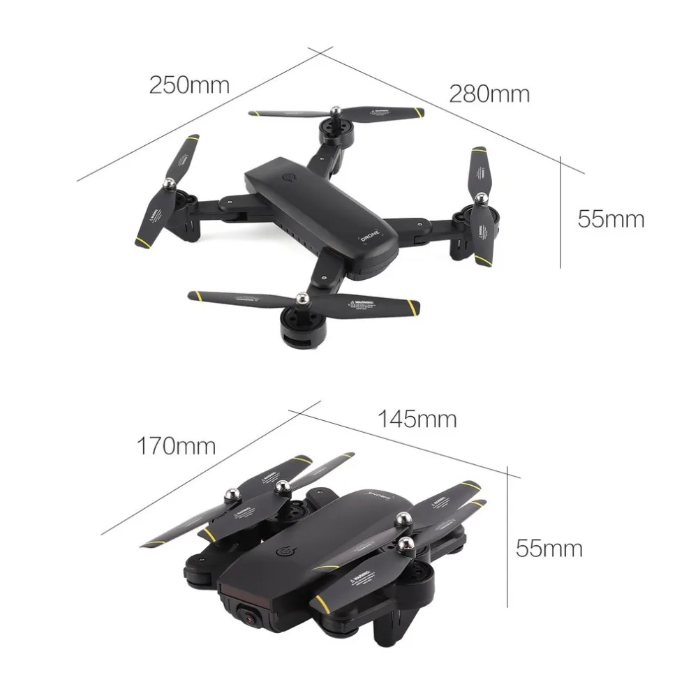 SG700 2,4G Радиоуправляемый Дрон складной Квадрокоптер с 720P HD Wifi FPV камерой оптическое позиционирование потока высота удержания Безголовый режим