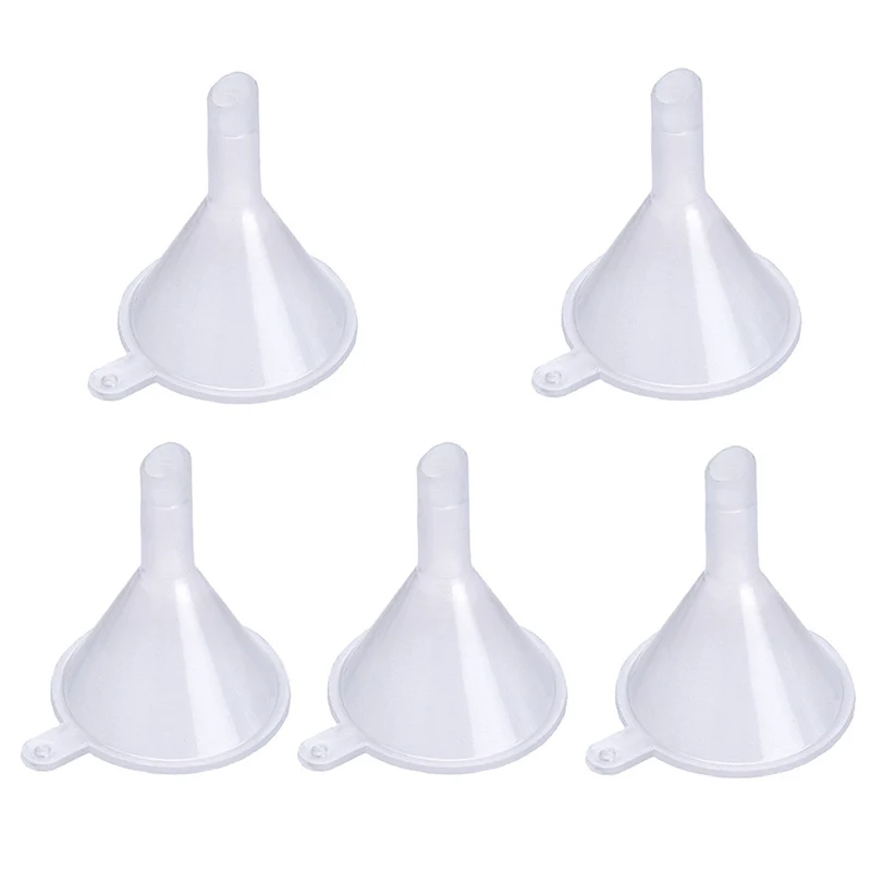 5pcs Free Shipping Small Plastic For Perfume Diffuser Bottle Mini Liquid Oil Funnels Labs Creative Hot Sale