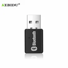 Kebidu transmissor de áudio estéreo, bluetooth 5.0, para pc, computador, mini, usb, transmissor wireless