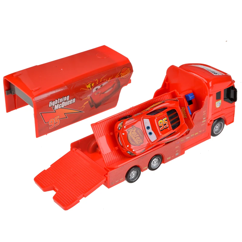 Совершенно новые автомобили disney Pixar Cars 2 Cars 3 Truck Mack Launcher пластиковая игрушечная машинка 1:55 Игрушечная модель автомобиля детские подарки на день рождения