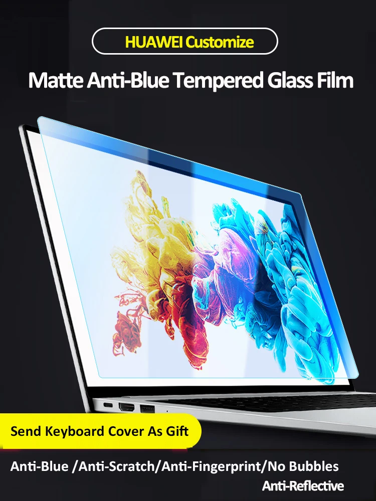 Matebook 13s 14s D14 D15 Magicbook v 14 15 16 Huawei Honra Udma Matte Anti Brilho Protetor de Tela Azul 2023