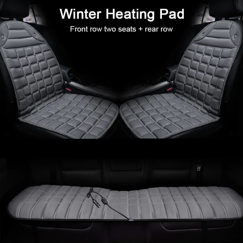 12V Heated Car Seat Cushion Cover Winter Covers Warmer Heating Cushions Accessories for Set Homes Office | Автомобили и мотоциклы